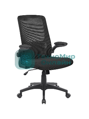 Кресло Defender DALLAS черный, сетка, 120 кг, механизм качания