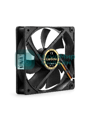 Вентилятор для корпуса ExeGate EX12025B3P-24 черный, 120 мм, 2200 об/мин, 35.6 дБ, 3 pin