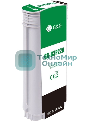 Картридж струйный G&G GG-B3P22A №727 черный матовый (130 мл) для HP DJ T920/T1500/T2530
