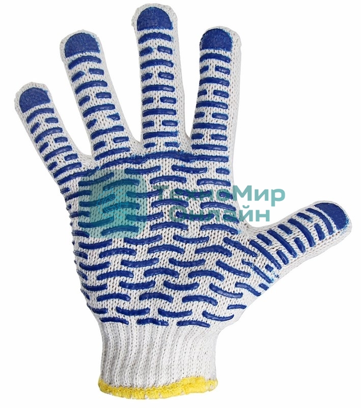 Перчатки Rexant х/б с нанесением ПВХ (