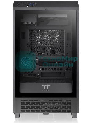 Компьютерный корпус Thermaltake The Tower 200 черный без БП miniITX 11x120мм 5x140мм 2xUSB 3.0 audio bott PSU