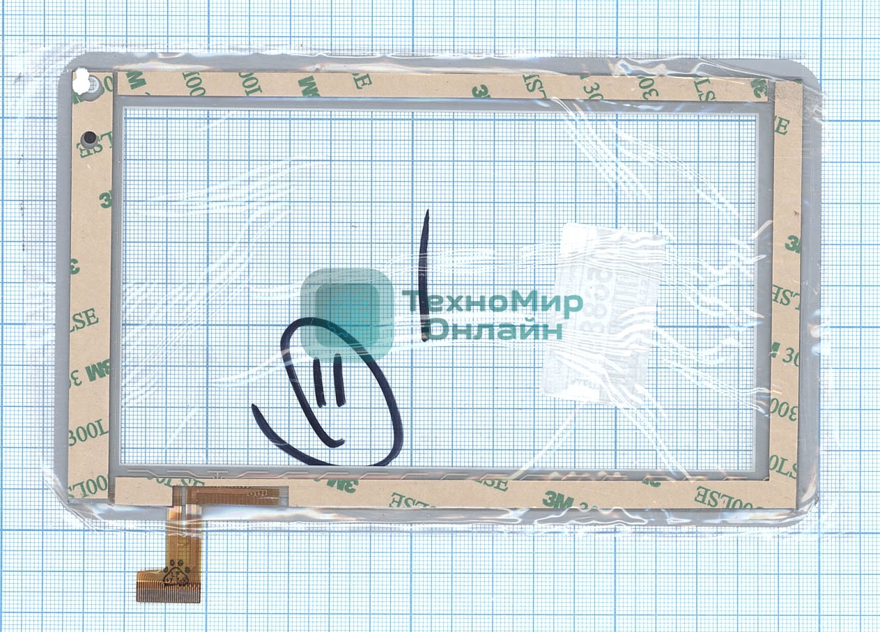 Сенсорное стекло (тачскрин) 10112-0A4945E, белое