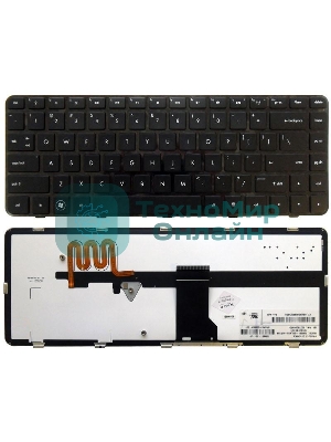 Клавиатура для ноутбука HP Pavilion DM4-1000 DV5-2000 DV5-2100 черная с подсветкой