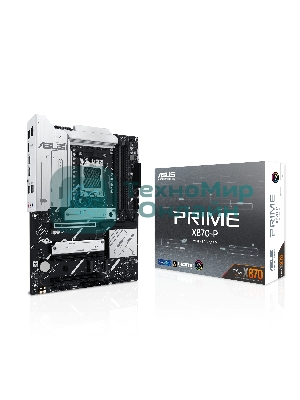Материнская плата ASUS PRIME X870-P, AM5, AMD X870, 4xDDR5, 2xSATA, 4xM.2, 1xPCI-E 5.0 x16, 1xPCI-E 4.0 x16, 1xPCI-E x1, 1xHDMI, 2xUSB Type-C, 1x2.5Gb LAN, 4xUSB-A 3.2 Gen 1, 1xUSB 3.2 Gen 2, 3x3.5 мм, 7.1, ATX