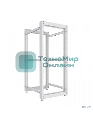 Стойка двухрамная NTSS NTSS-2POR24U/600-1000 24U 550 мм x 1000 мм 600 кг серый