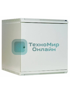 Шкаф настенный ЦМО ШРН-Э-9.500.1 9U 600x520 мм пер. дв. стал. лист несъемные бок. пан. серый