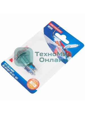 Кнопка антивандальная Rexant Ø19 250В Фикс (5с) ON-OFF/OFF-ON подсв/красная (в упак. 1шт.)