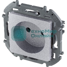 Розетка 2К 16А 250 В алюминий