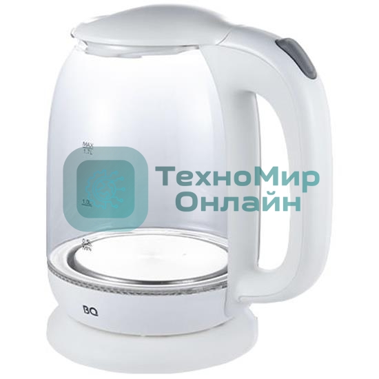 Чайник электрический BQ KT1830G, 2200Вт, 1.7л, белый