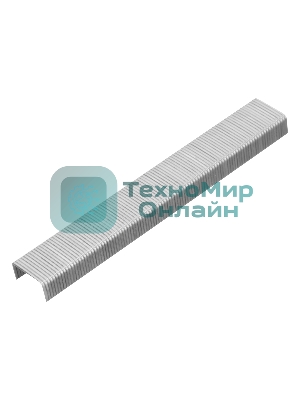 Скобы Matrix, 6 мм, для мебельного степлера, закаленные, тип 53, 1000 шт.