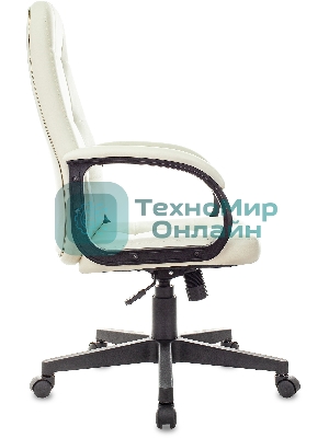Кресло Бюрократ CH 002 OR-10 слоновая кость, экокожа