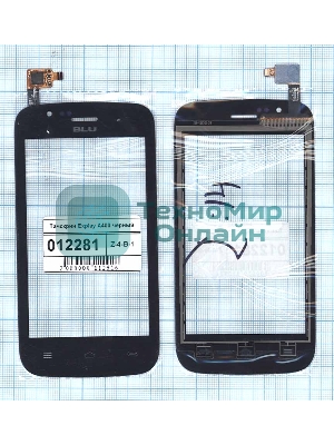 Сенсорное стекло (тачскрин) для Explay A400, черное