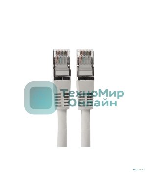 Пaтч-корд Rexant F/UTP, cat.6, RJ45-RJ45, экранированный, PVC серый, 1м