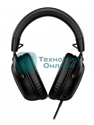 Гарнитура проводная с микрофоном HyperX Cloud III черный 1.2м мониторные оголовье (727A8AA)