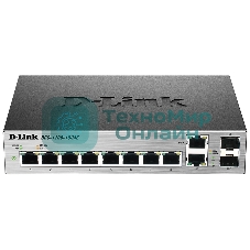 Коммутатор настраиваемый D-Link DGS-1100-10/ME/A1A/A2A 2 уровня с 8 портами 10/100/1000Base-T и 2 комбо-портами 100/1000Base-T/SFP