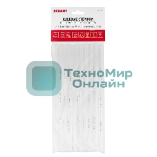 Клеевые стержни Rexant, Ø11 мм, 270 мм, прозрачные, 10 шт., хедер