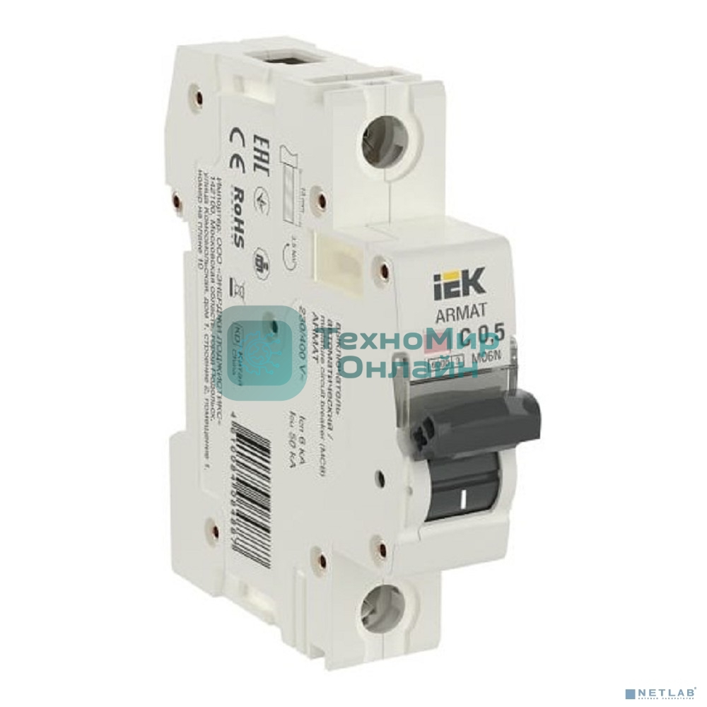 Выключатель автоматический 1п C 16А M06N ARMAT IEK AR-M06N-1-C016