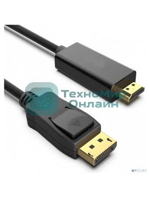 Кабель DP KS-is KS-744-3 20M HDMI 19M 4K экран.3м