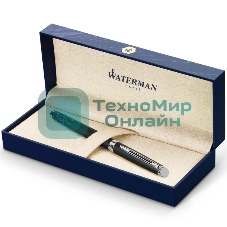 Ручка перьевая Waterman Hemisphere (CWS0920810) Matte Black CT F сталь нержавеющая, подарочная коробка