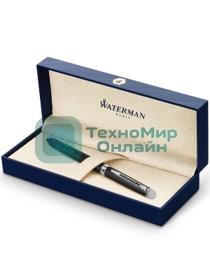 Ручка перьевая Waterman Hemisphere (CWS0920810) Matte Black CT F сталь нержавеющая, подарочная коробка