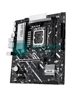 Материнская плата ASUS PRIME B860M-K, LGA 1851, Intel B860, 2xDDR5, 4xSATA, 2xM.2, 1xPCIe 4.0 x16, 2xPCIe 4.0 x1, 1xHDMI, 1xDP, 1x 2.5Gb LAN, 1xUSB-A 10Gbps, 3xUSB-A 5Gbps, 3xUSB-A 2.0, 3x3.5 мм, 7.1, mATX