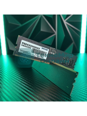 Оперативная память Patriot Signature, DDR5, 32GB (1x32 GB), 5600 MHz, CL46, DIMM