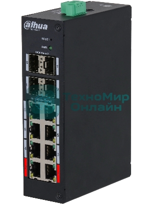 Коммутатор Dahua DH-HS4412-8ET-120 управляемый