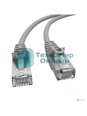 Патч-корд NTSS PREMIUM 2xRJ45/8P8C, T568B FTP CAT5e LSZH 3 метра, серый NTSS-PC-PM-FTP-RJ45-5e-3.0-LSZH-GY