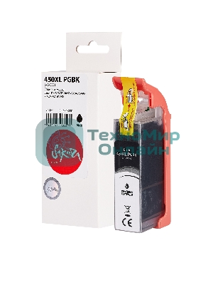 Картридж струйный Sakura 6434B001 (450XL PG Black) для Canon, черный, 20,4 мл., 500 к.
