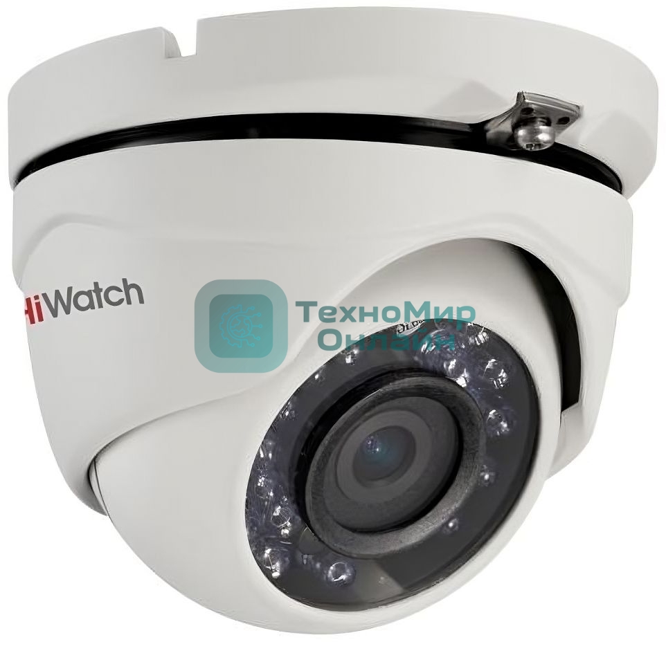 Камера видеонаблюдения аналоговая HiWatch DS-T203A(B) (2.8мм) 2.8-2.8мм цв.