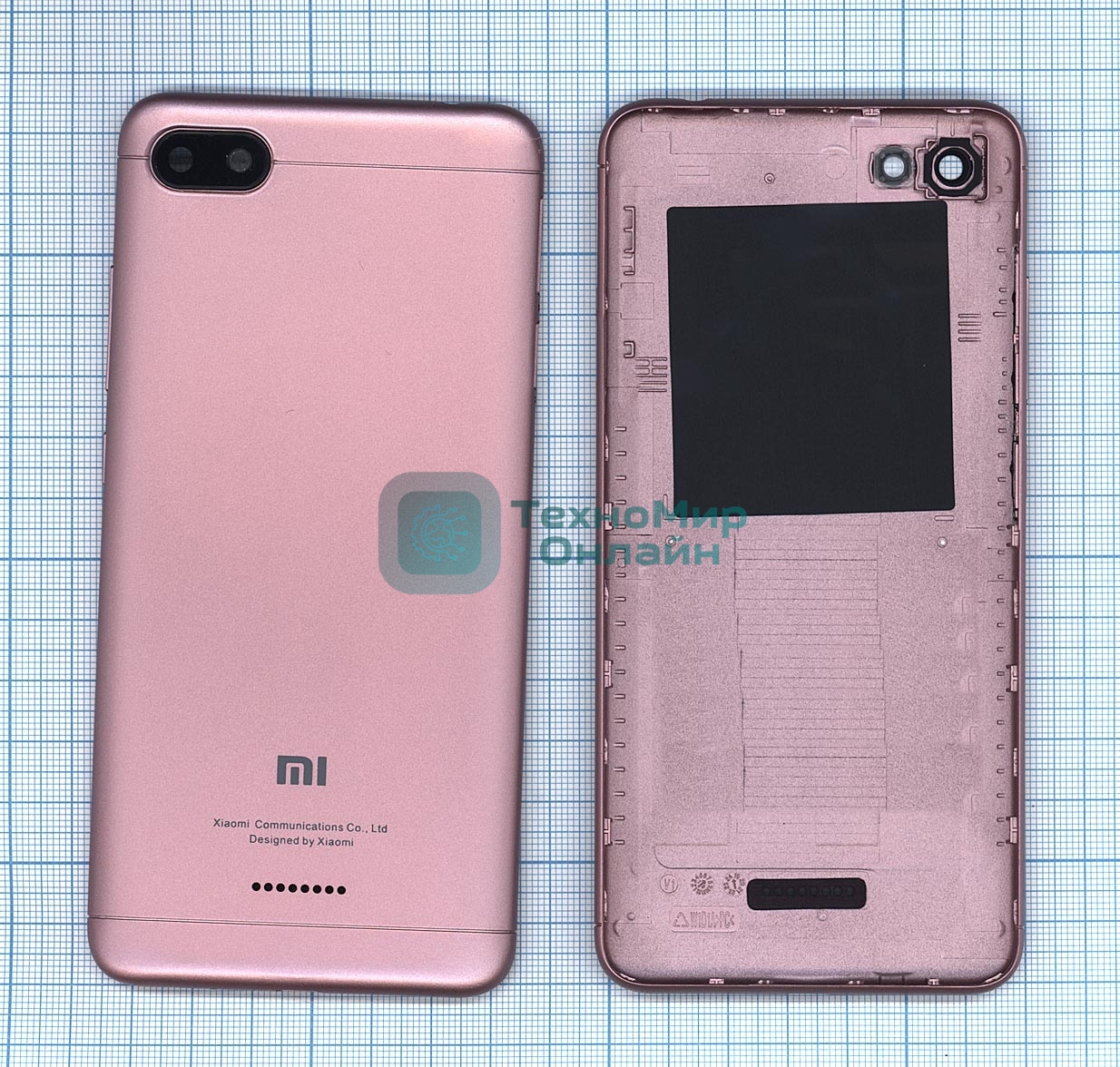 Задняя крышка для Xiaomi Redmi 6A Rose Gold