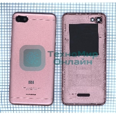 Задняя крышка для Xiaomi Redmi 6A Rose Gold