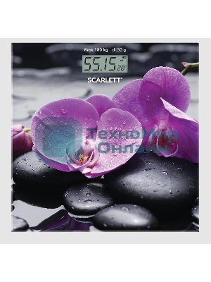 Весы напольные электронные Scarlett SC-BS33E067 макс.180кг рисунок