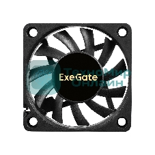 Вентилятор для корпуса ExeGate EX06010B3P черный, 60 мм, 2000 об/мин, 16 дБ, 3 pin