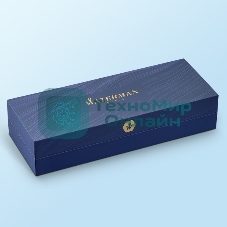 Ручка перьевая Waterman Hemisphere (CWS0920810) Matte Black CT F сталь нержавеющая, подарочная коробка