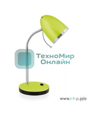 Светильник Camelion KD-308 C16 зеленый (настольный, 230V 40W E27)