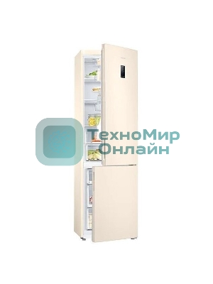 Холодильник Samsung RB37A5200EL/WT бежевый двухкамерный 269/98л морозилка снизу, No Frost
