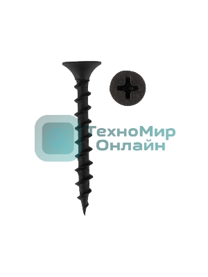 Саморез гипсокартон-дерево Kranz 3.5х32, пакет (25шт.)