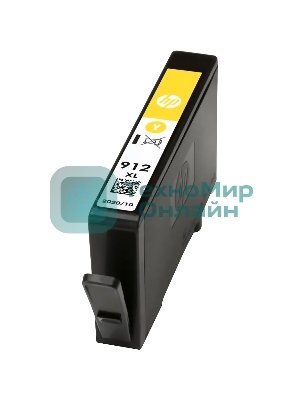 Картридж струйный HP 912XL 3YL83AE желтый увеличенной емкости (825 стр) для HP OfficeJet 801x, 802x