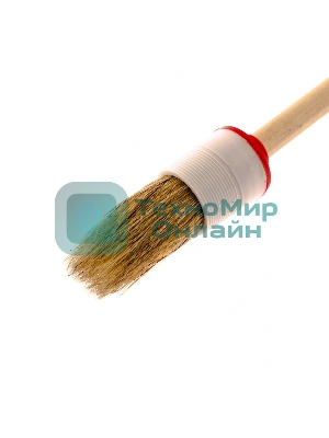 Кисть круглая MTX 82074 № 4 (25 мм), натуральная щетина, деревянная рукоятка