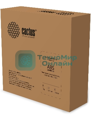 Пластик для принтера 3D Cactus CS-3D-ABS-1KG-L-ORAN ABS LUMINOUS d1.75мм 1кг 1цв.