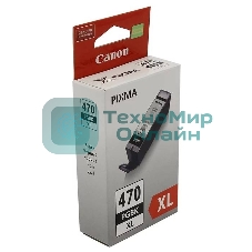 Картридж струйный Canon PGI-470PGbK XL (0321C001) черный (22 мл, 500 стр.) для Canon Pixma iP7240/MG5440/MG5740/MG6340/MG6840/MG7740/TS5040/TS6040/TS8040/TS9040