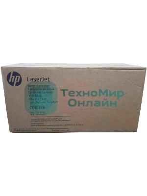 Тонер-картридж HP 507Y для CLJ M551, голубой (7 800 стр.) (желтая упаковка)