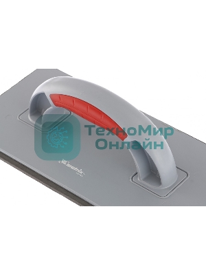 Терка пластмассовая Matrix, резиновое покрытие 4 мм, 270x130 мм, двухкомпонентная ручка