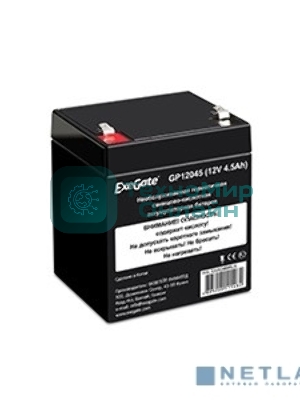 Батарея для ИБП ExeGate GP12045 (12V 4.5Ah), клеммы F1