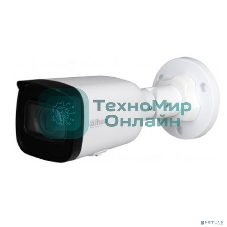 Уличная цилиндрическая IP-видеокамера Dahua 2Мп; 1/2.8” CMOS; моторизованный объектив 2.8~12 мм; механический ИК-фильтр; чувствительность 0.008лк@F1.7; сжатие: H.265+, H.265, H.264+, H.264, MJPEG; 2 п