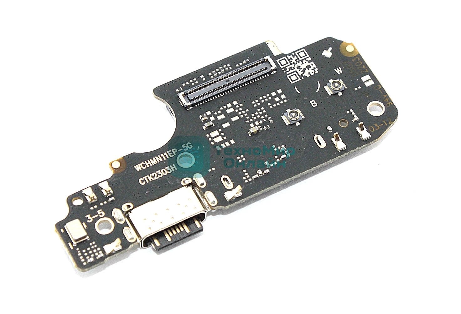 Нижняя плата с разъемом зарядки и микрофоном для Xiaomi Pocophone X4 Pro