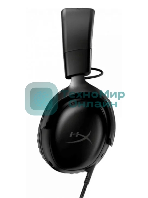 Гарнитура проводная с микрофоном HyperX Cloud III черный 1.2м мониторные оголовье (727A8AA)