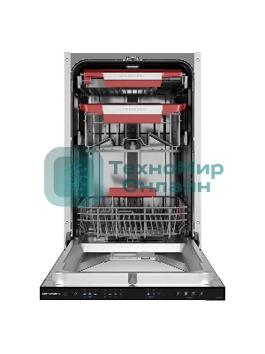 Встраиваемая посудомоечная машина Kuppersberg GLM 4581, черный, 44.8 см, 10 компл., 49 дБ, класс A+++