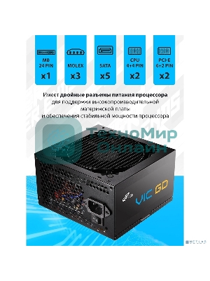 Блок питания FSP VIC-650GD ATX 650W (POA6500101)